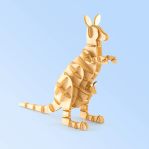 Wooden Kangaroo model