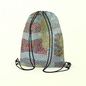 Drawstring Backpack - Sheryl Burchill green