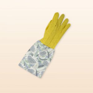 Blue watatah design garden gloves