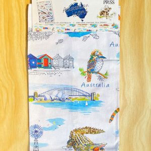 Australian Icons Tea Towel