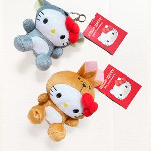 Hello Kitty Limited Edition Australian Koala and Kangaroo Plush keychain