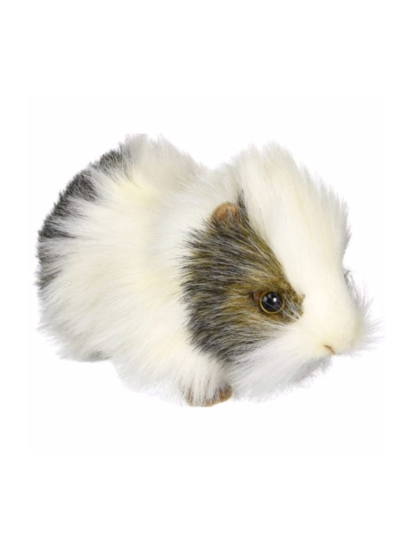 Grey and white guinea pig soft toy