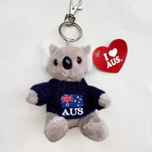 Plush Koala keyring - Blue