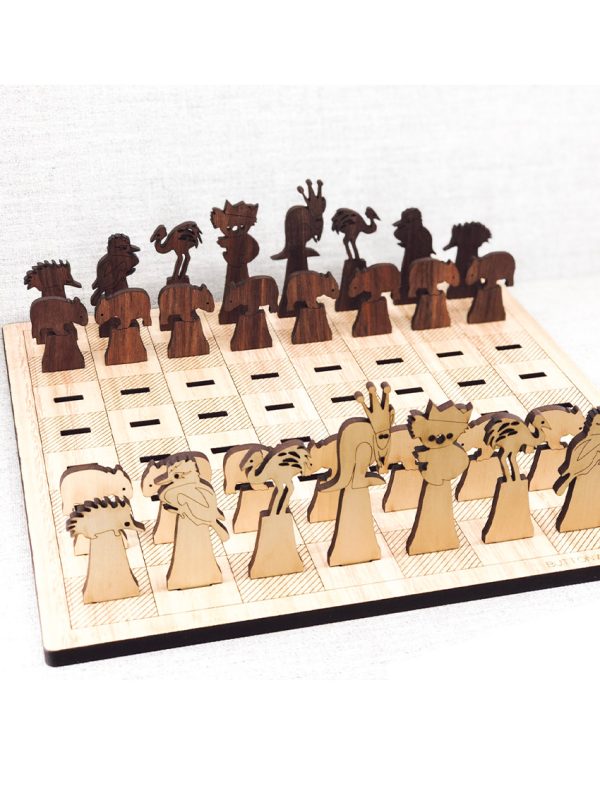 Buttonworks Australian made wooden chess set