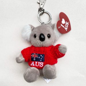 Plush Koala keyring - Red