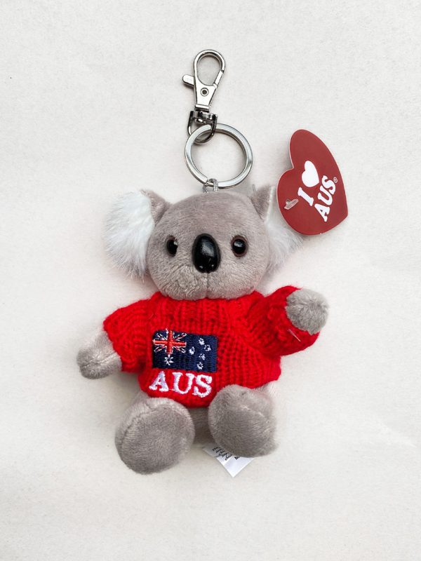 Plush Koala keyring - Red