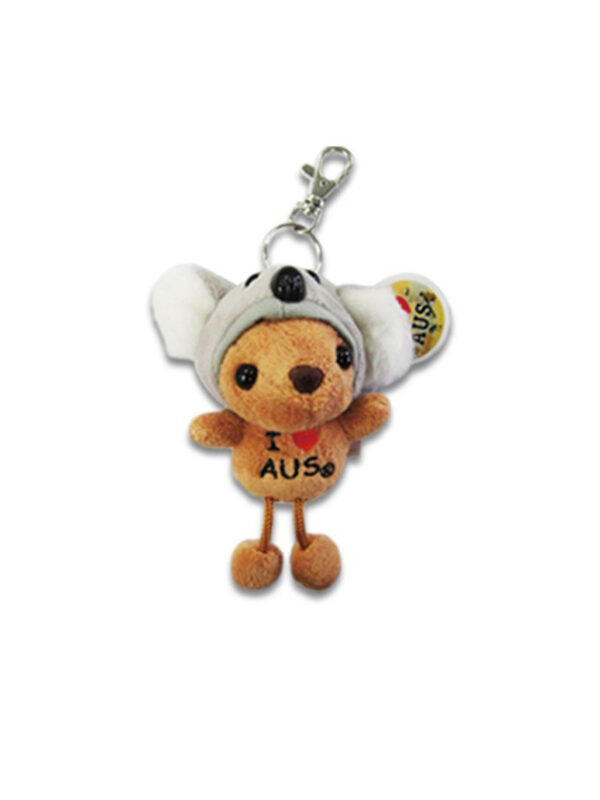 Kangaroo with Koala hood keychain