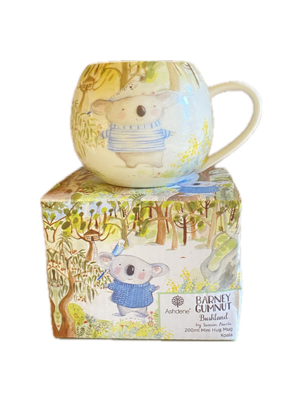 Barney Gumnut Bushland Koala mug and gift box