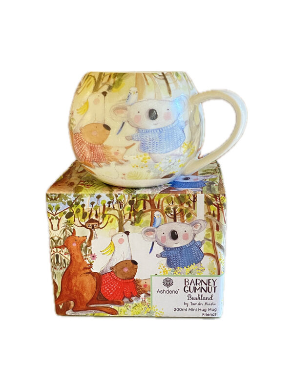 Barney Gumnut Bushland Friends mug and gift box