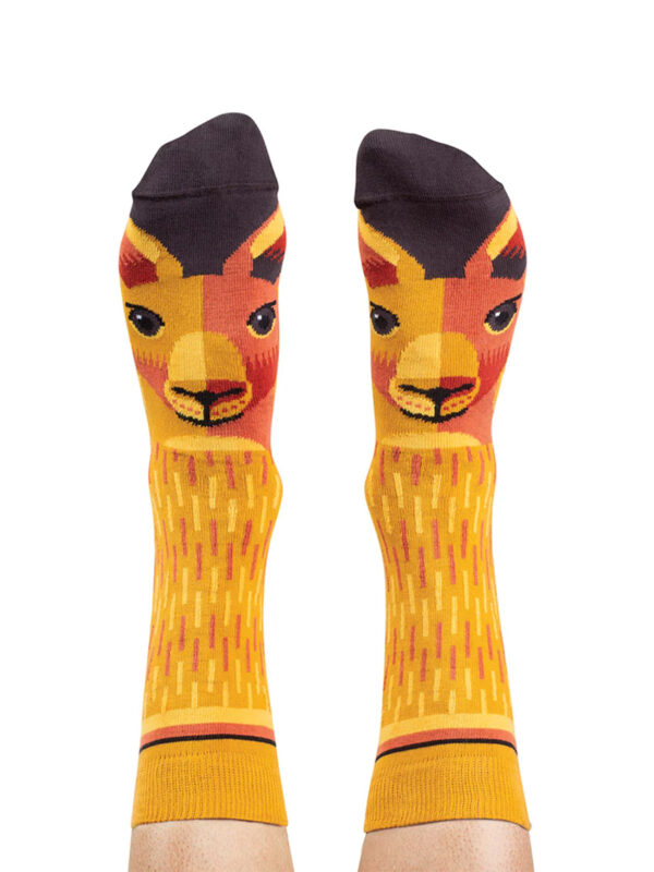 Red kangaroo socks