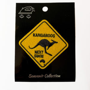 Kangaroo Road Sign Patch