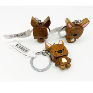 Kangaroo Cube Head Keyring