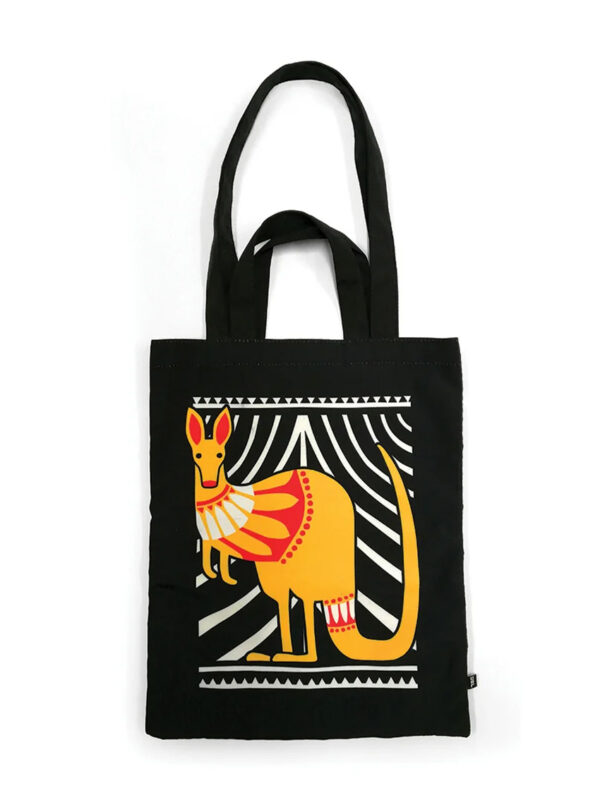 Scandi Kangaroo design tote bag