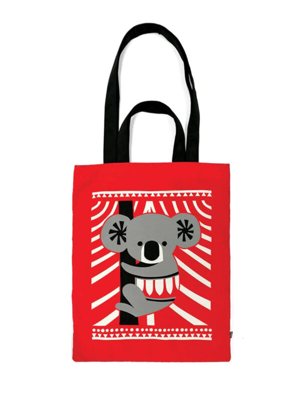 Scandi Koala design tote bag